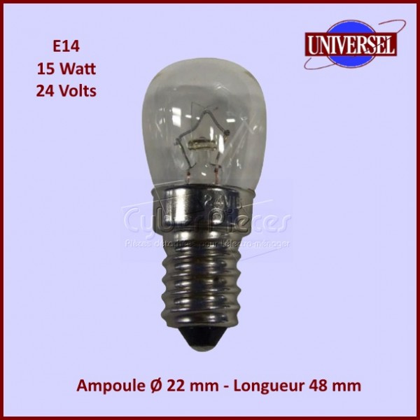 Ampoule 15W - B15d (baïonnette) - 220-240V - Composants électriques