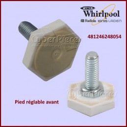 Pied avant réglable Whirlpool 481246248054 CYB-191197