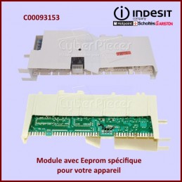 Carte électronique ROHS Indesit C00093153 avec Eeprom spécifique GA-052313