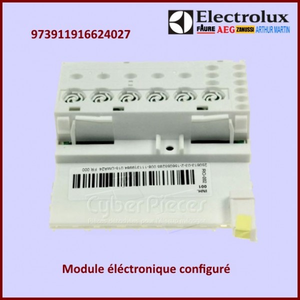 Carte électronique EDW15 configuré Electrolux 973911916624027 CYB-378918
