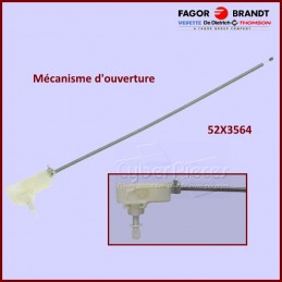 Mécanisme d'ouverture + Câble Brandt 52X3564 CYB-090926