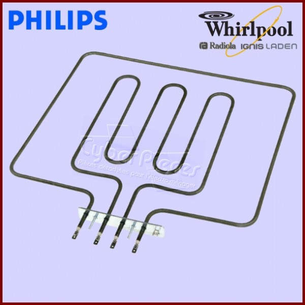 Résistance de voute 2900W Whirlpool 481925929965 CYB-202190