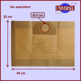 Lot de 3 sacs en papier Rowenta 5517 CYB-017725