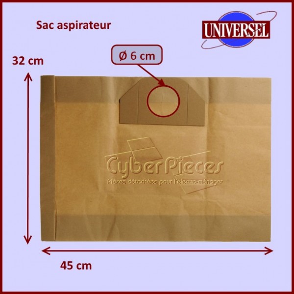Sacs en papier Rowenta 5517 (Pochette de 3) Sacs en papier Rowenta 5517 (Pochette de 3)