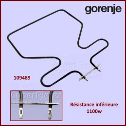 Résistance inférieure 230 v / 1100W Gorenje 109489 CYB-068840