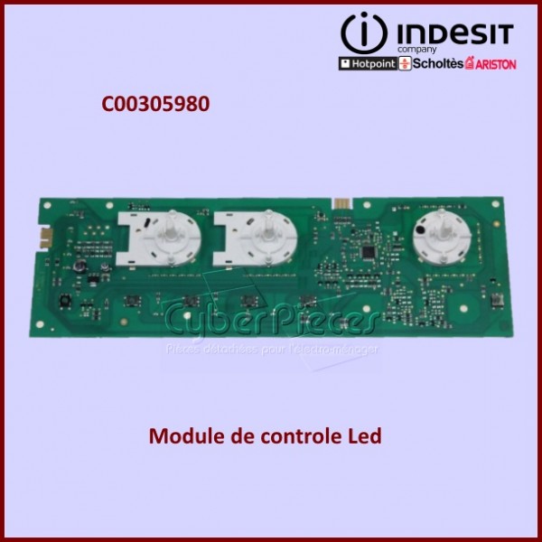 Carte de contrôle LED Indesit C00305980 CYB-351836