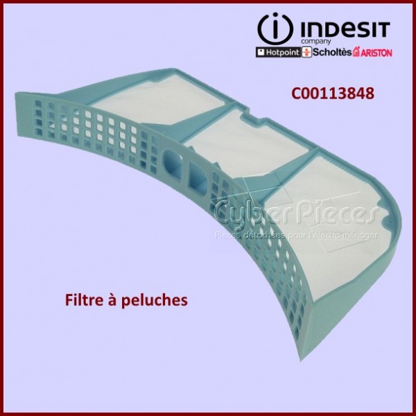 Filtre à peluches Indesit C00113848 - Pièces sèche-linge