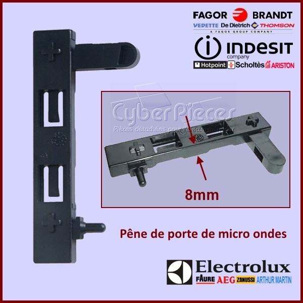 Pêne De Porte Micro Ondes 76x7848 - Pièces Micro-ondes