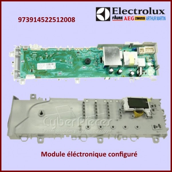 Carte électronique configurée Electrolux 973914522512008 CYB-266819