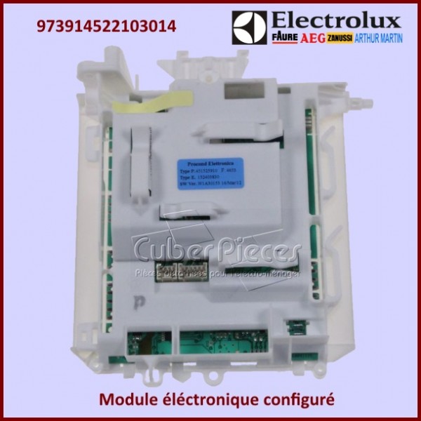 Carte électronique configuré Electrolux 973914522103014 CYB-266741