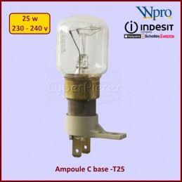 Ampoule pour micro-ondes C-base - T25 - 25W - 240V - Pièces Micro-o