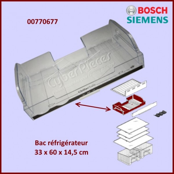 Récipient bac réfrigérateur Bosch 00770677 CYB-033336