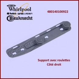 Support avec roulettes Whirlpool 480140100922 CYB-078979