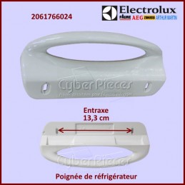 Poignée de porte entraxe 13,3 cm Electrolux 2061766024 CYB-062558