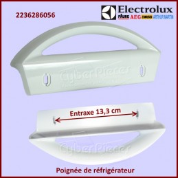 Poignée de porte entraxe 13,3 cm Electrolux 2236286056 CYB-063692