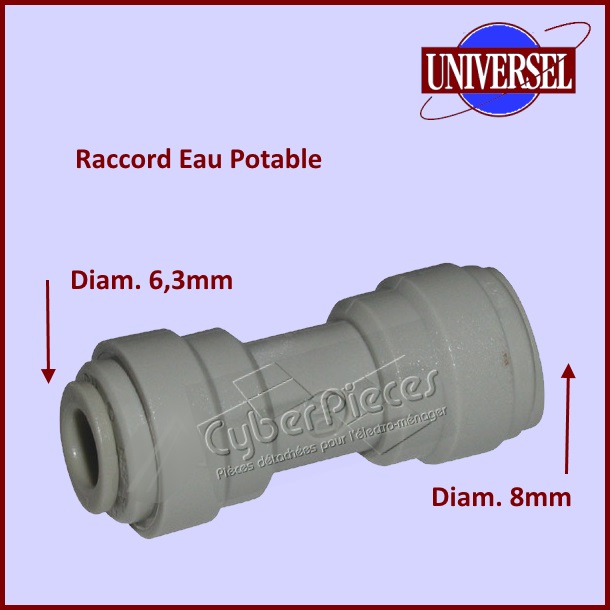 Raccord Droit Réducteur  8MM / 6MM