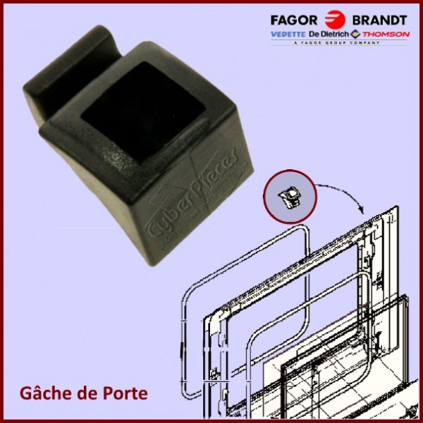 Gâche de Porte AS6005802 BRANDT CYB-270281