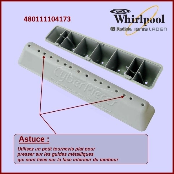 Aube de tambour Whirlpool 480111104173 CYB-174626