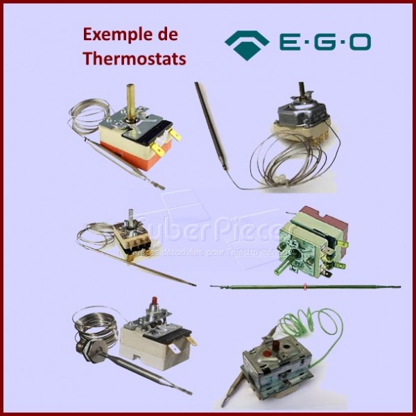 Liste des thermostats EGO disponible CYB-414388