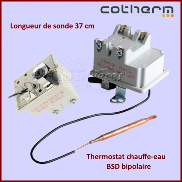 Thermostat chauffe-eau Cotherm Bipolaire - Sondes L.37CM CYB-158558