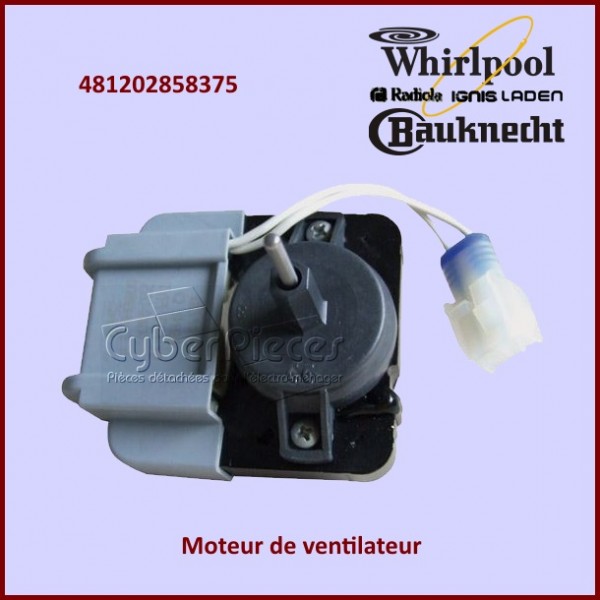 Moteur de ventilateur Whirlpool 481202858375 CYB-179515