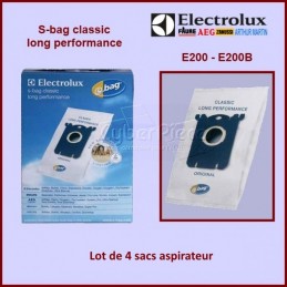 Lot de 4 sacs aspirateur E200 / E200B / E201B CYB-252904