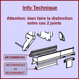 Joint bas de porte Whirlpool 481246668164 CYB-008044