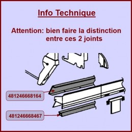 Joint bas de porte Whirlpool 481246668467 CYB-008020