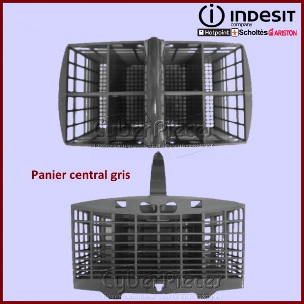 Panier central gris seul Indesit C00096055