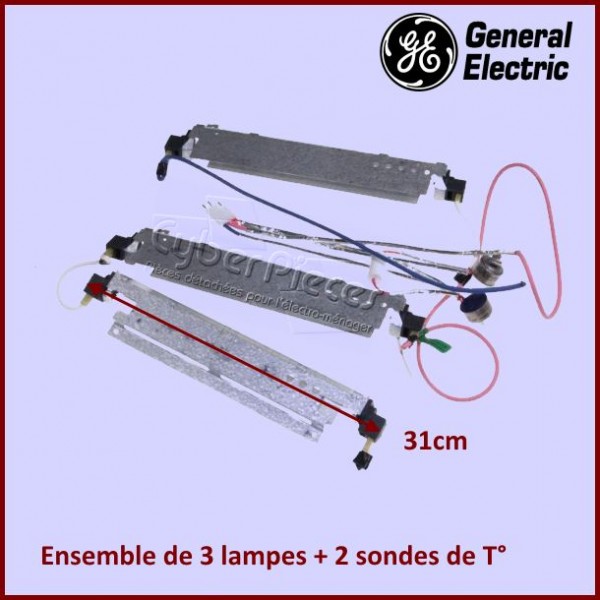 Résistance de dégivrage + thermostat WR51X445***épuisé*** CYB-435925