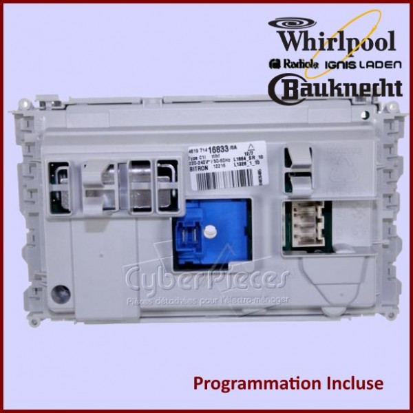 Carte électronique de Puissance Whirlpool 480111104634 GA-175432