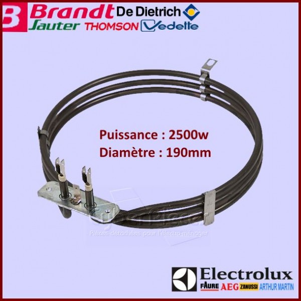 Résistance circulaire 230V- 2500W 50281175005 CYB-214674