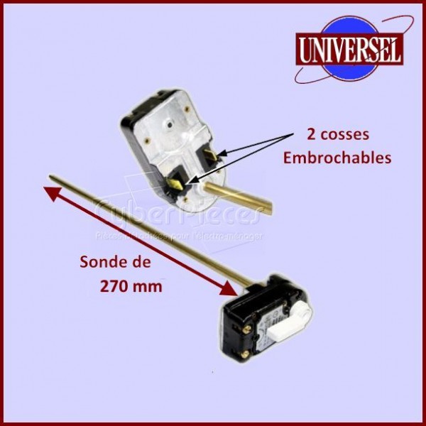 Thermostat Chauffe-eau avec Sonde de 270mm Thermostat Chauffe-eau avec Sonde de 270mm