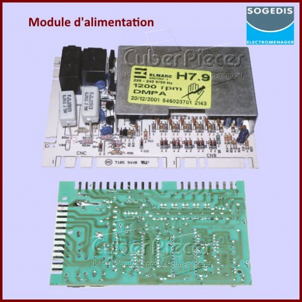 Carte électronique d'alimentation 546023500 CYB-027083