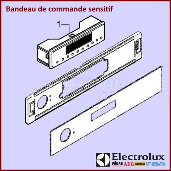 Programmateur Sensitif 357858045/2 Electrolux CYB-156134