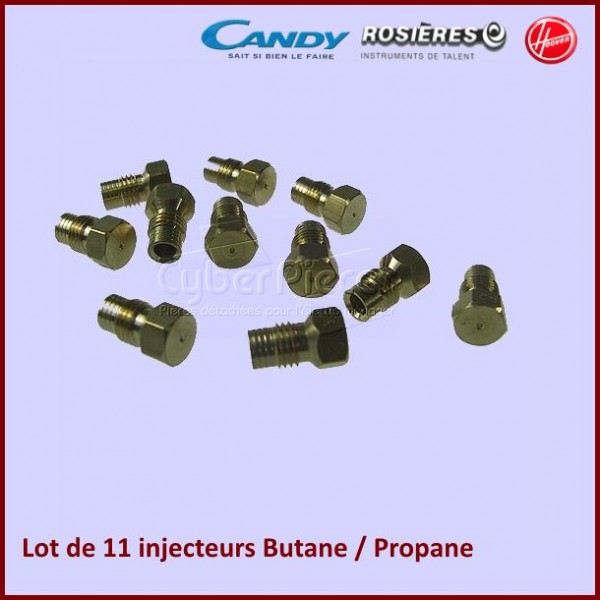 Kit d'injecteurs standard gaz Butane 6mm - Pièces four