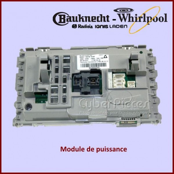 Carte électronique de puissance Whirlpool 480111103858 GA-427999