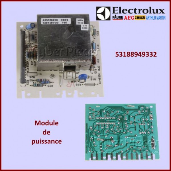 Carte électronique de puissance 13 voies Electrolux 53188949332 CYB-224901