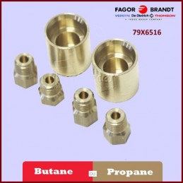 Kit d'injecteurs Butane Propane Brandt 79X6516 CYB-099622