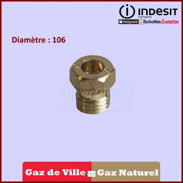 Injecteur AUXILIAIRE GZ35 D.106 Gaz Nat. C00057740 CYB-318501