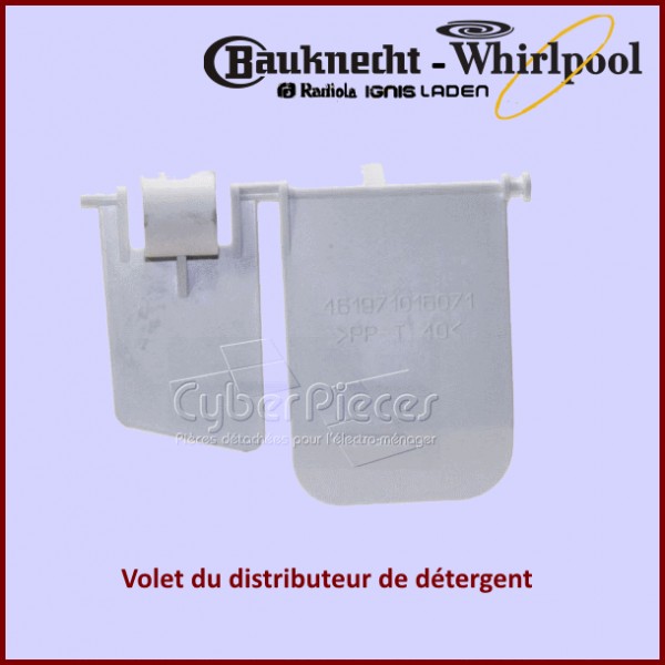 Clapet de boite à produit Whirlpool 481241889019 CYB-304245