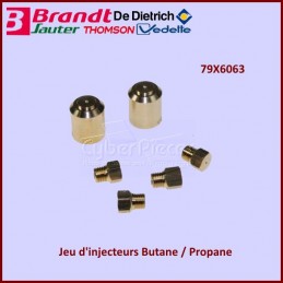 Jeu d'injecteurs gaz Butane Propane Brandt 79X6063 CYB-199377