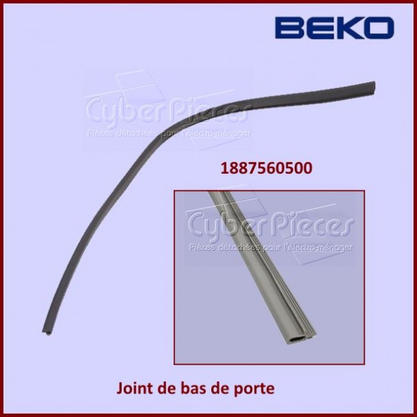 Joint de bas de porte Beko 1887560500 Joint de bas de porte Beko 1887560500