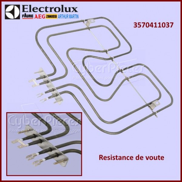 Résistance de voûte 2450W Electrolux 3570411037 CYB-155182