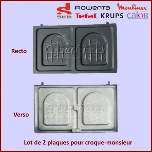 Plaques pour croque-monsieur Seb TS-01036220 **Epuisées** CYB-436151