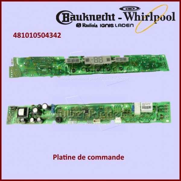 Carte électronique de commande Whirlpool 481010618307 CYB-330466