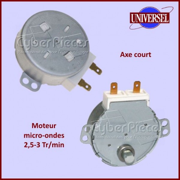 Moteur de micro-ondes 2,5 à 3TR/MIN avec axe court CYB-139670