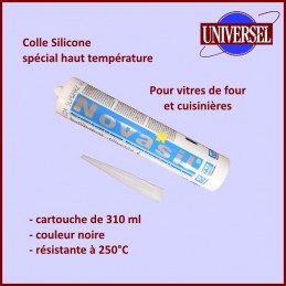 Colle silicone haute temperature rouge - 0002728 - UNIVERSEL