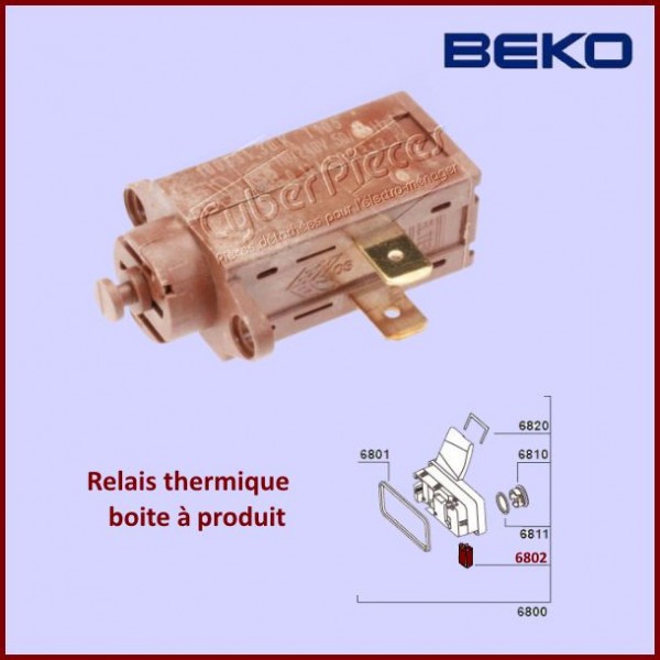 Relais thermique Beko 1831470000 GA-180771