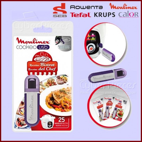 Clé USB Cookeo - Recettes Bistrot Seb XA600411 CYB-316552